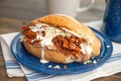 Torta de chilaquiles